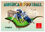 American Football - Power (Wandkalender 2025 DIN A4 quer), CALVENDO Monatskalender