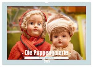 Die Puppengalerie (Wandkalender 2025 DIN A2 quer), CALVENDO Monatskalender