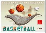 Basketball Liebe (Tischkalender 2025 DIN A5 quer), CALVENDO Monatskalender