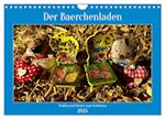 Der Baerchenladen, Teddys und Kunst zum Verlieben (Wandkalender 2025 DIN A4 quer), CALVENDO Monatskalender