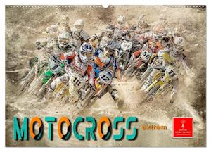 Motocross extrem (Wandkalender 2025 DIN A2 quer), CALVENDO Monatskalender