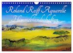 Roland Reiff Aquarelle Himmelslanschaften (Wandkalender 2025 DIN A4 quer), CALVENDO Monatskalender