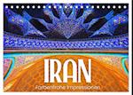 Iran - Farbenfrohe Impressionen (Tischkalender 2025 DIN A5 quer), CALVENDO Monatskalender