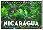 Nicaragua - Impressionen von Land und Tierwelt. (Tischkalender 2025 DIN A5 quer), CALVENDO Monatskalender