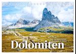 Dolomiten - Die wunderschönen Südalpen in Italien. (Tischkalender 2025 DIN A5 quer), CALVENDO Monatskalender