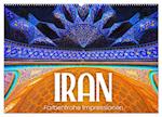 Iran - Farbenfrohe Impressionen (Wandkalender 2025 DIN A2 quer), CALVENDO Monatskalender