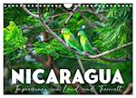 Nicaragua - Impressionen von Land und Tierwelt. (Wandkalender 2025 DIN A4 quer), CALVENDO Monatskalender