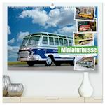 Miniaturbusse (hochwertiger Premium Wandkalender 2025 DIN A2 quer), Kunstdruck in Hochglanz
