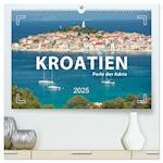 KROATIEN - Perle der Adria (hochwertiger Premium Wandkalender 2025 DIN A2 quer), Kunstdruck in Hochglanz