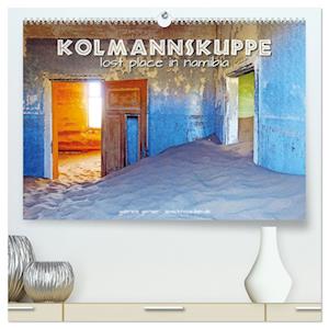 Kolmannskuppe Lost Place in Namibia (hochwertiger Premium Wandkalender 2025 DIN A2 quer), Kunstdruck in Hochglanz