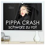 PIPPA CRASH ¿ schwarz zu rot (hochwertiger Premium Wandkalender 2025 DIN A2 quer), Kunstdruck in Hochglanz