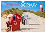 Meine Insel Borkum (Wandkalender 2025 DIN A4 quer), CALVENDO Monatskalender