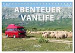 Abenteuer Vanlife - Glücklich unterwegs (Tischkalender 2025 DIN A5 quer), CALVENDO Monatskalender