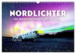 Nordlichter - ein beeindruckendes Schauspiel. (Wandkalender 2025 DIN A3 quer), CALVENDO Monatskalender