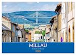 Millau - Die Stadt zur Brücke (Wandkalender 2025 DIN A2 quer), CALVENDO Monatskalender