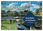 Bootsfahrt in Giethoorn (Wandkalender 2025 DIN A2 quer), CALVENDO Monatskalender