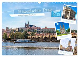 Historisches Prag (Wandkalender 2025 DIN A3 quer), CALVENDO Monatskalender