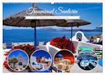 Trauminsel Santorin (Wandkalender 2025 DIN A2 quer), CALVENDO Monatskalender