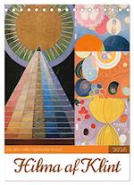 Hilma af Klint - Ein Jahr voller mystischer Kunst (Tischkalender 2025 DIN A5 hoch), CALVENDO Monatskalender