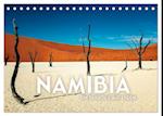 Namibia - Ein Paradies auf Erden. (Tischkalender 2025 DIN A5 quer), CALVENDO Monatskalender