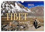 Tibet bewegt (Wandkalender 2025 DIN A4 quer), CALVENDO Monatskalender