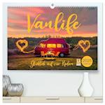 Vanlife - Glücklich auf vier Rädern (hochwertiger Premium Wandkalender 2025 DIN A2 quer), Kunstdruck in Hochglanz