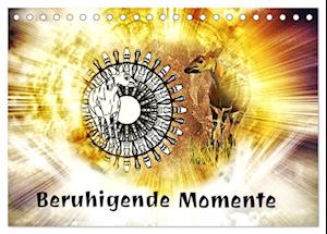 Mandalas 2025 - Beruhigende Momente (Tischkalender 2025 DIN A5 quer), CALVENDO Monatskalender