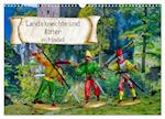 Landsknechte und Ritter im Modell (Wandkalender 2025 DIN A3 quer), CALVENDO Monatskalender