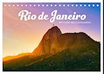 Rio de Janeiro - Am Fuße des Corcovados. (Tischkalender 2025 DIN A5 quer), CALVENDO Monatskalender