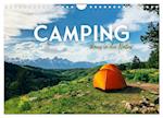 Camping - Raus in die Natur. (Wandkalender 2025 DIN A4 quer), CALVENDO Monatskalender