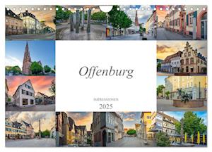 Offenburg Impressionen (Wandkalender 2025 DIN A4 quer), CALVENDO Monatskalender