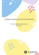 Dyslexia reading and writing disability