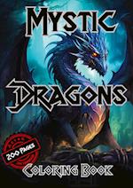 Mystic Dragons Coloring Book