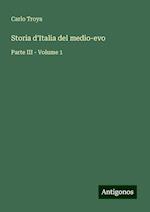 Storia d'Italia del medio-evo