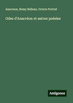 Odes d'Anacréon et autres poésies