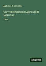 Oeuvres complètes de Alphonse de Lamartine