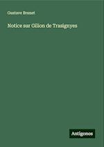 Notice sur Gilion de Trasignyes