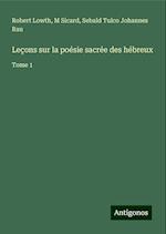 Leçons sur la poésie sacrée des hébreux