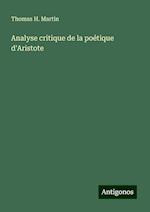 Analyse critique de la poétique d'Aristote