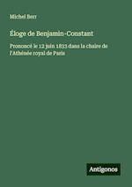 Éloge de Benjamin-Constant