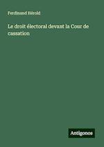 Le droit électoral devant la Cour de cassation