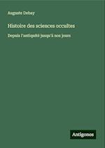 Histoire des sciences occultes