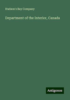 Department of the Interior, Canada