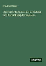 Beitrag zur Kenntniss der Bedeutung und Entwicklung des Vogeleies