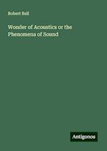 Wonder of Acoustics or the Phenomena of Sound