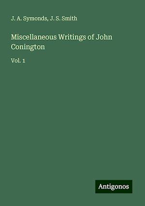 Miscellaneous Writings of John Conington