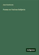 Poems on Various Subjects