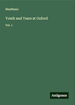 Youth and Years at Oxford