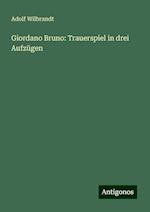 Giordano Bruno: Trauerspiel in drei Aufzügen