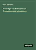 Grundzüge der Moduslehre im Griechischen und Lateinischen